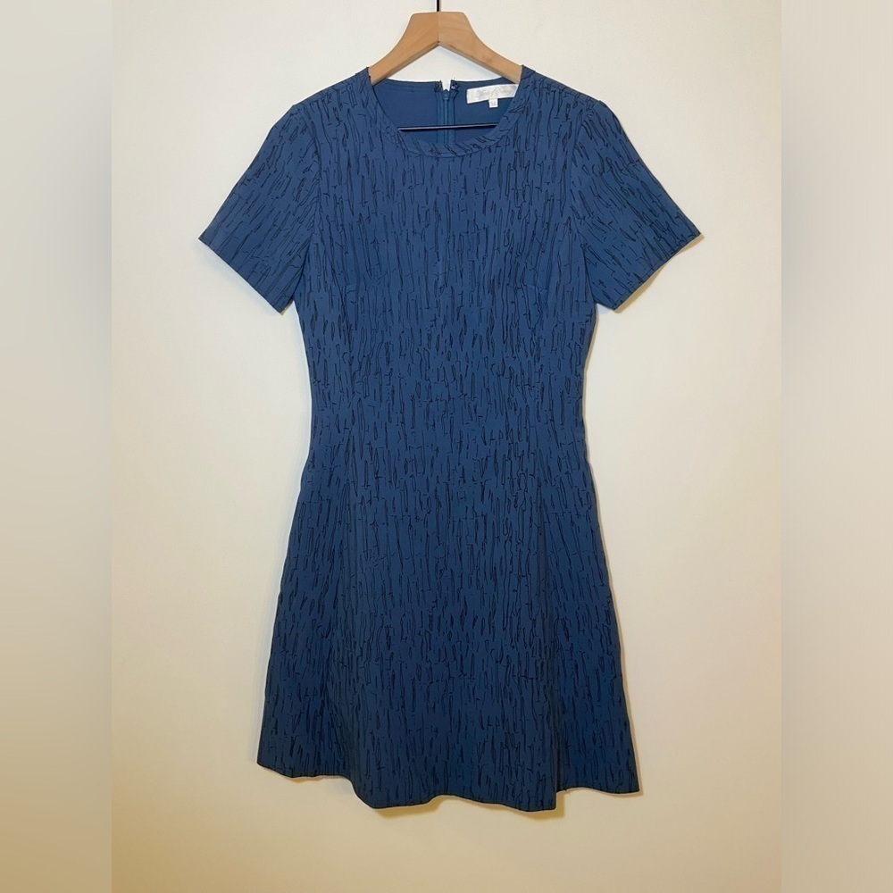Moods of Norway  Size 36 Blue Short Sleeve Mini Dress With Pockets